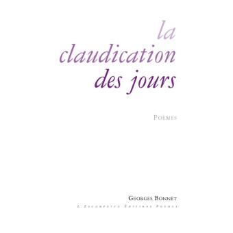 livre la claudication des jours