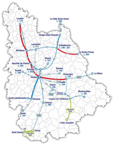 Transports : Lignes En Vienne - Jardres - Site Officiel De La Commune