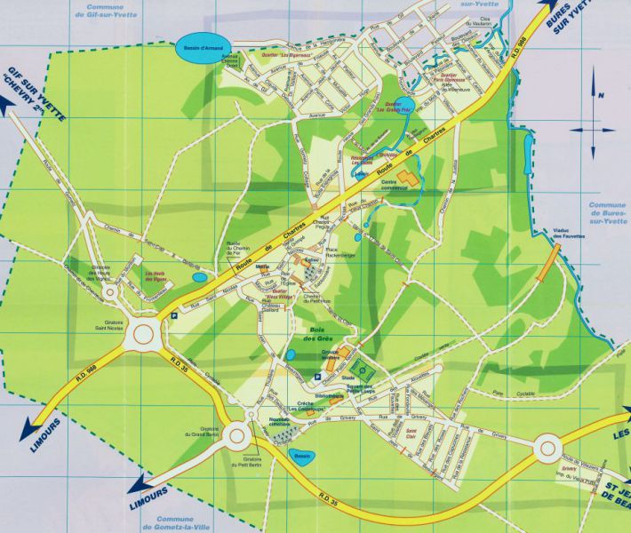 Plan de ville GometzleChâtel Site officiel de la commune
