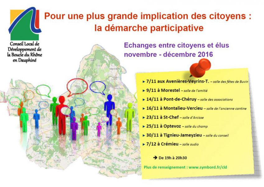 affiche réunions démarche participative