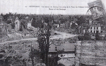 ruines du Bourg - 1ere Guerre Mondiale