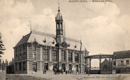 La mairie et le kiosque avant 1914